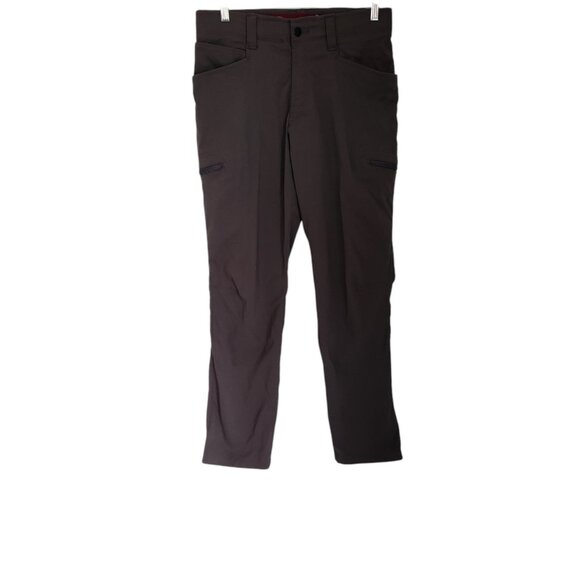 Wrangler Outdoor Series Pants Flex Nylon Outdoor Utility Charcoal Gray 30x32 EUC - Picture 1 of 12